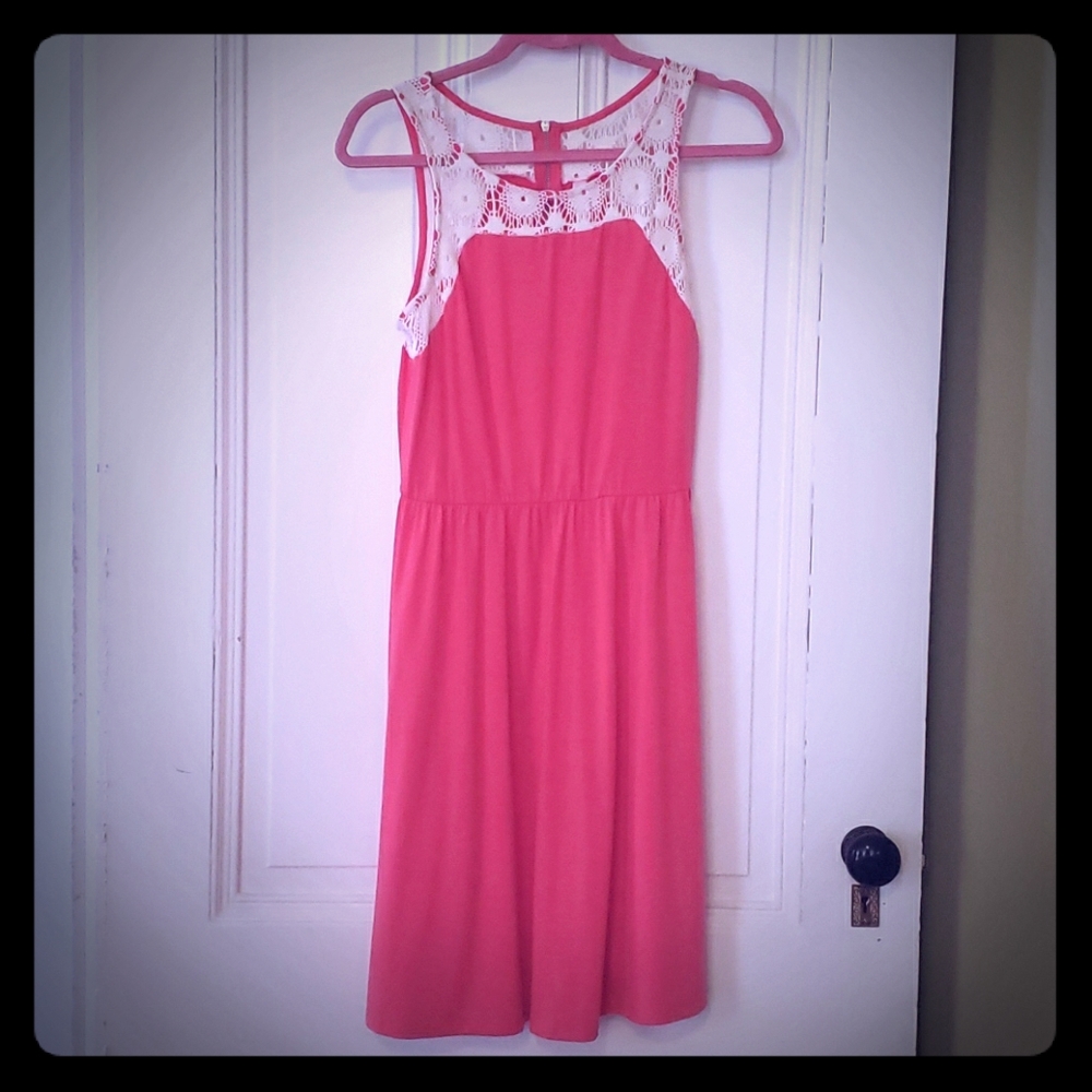 Xhilaration Coral Cotton Dress